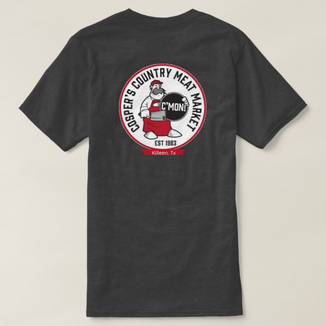 Cosper's Country Meat Market T-Shirt (Design Rückseite)