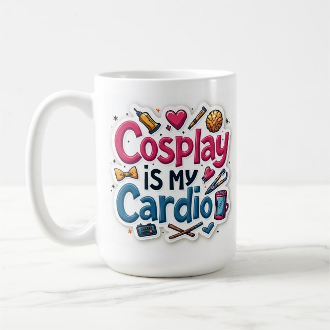 Cosplay ist mein Cardio Kaffeetasse (Links)