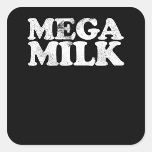 Cosplay Lover Anime Mega Milk Anime Girl Cosplay Quadratischer Aufkleber