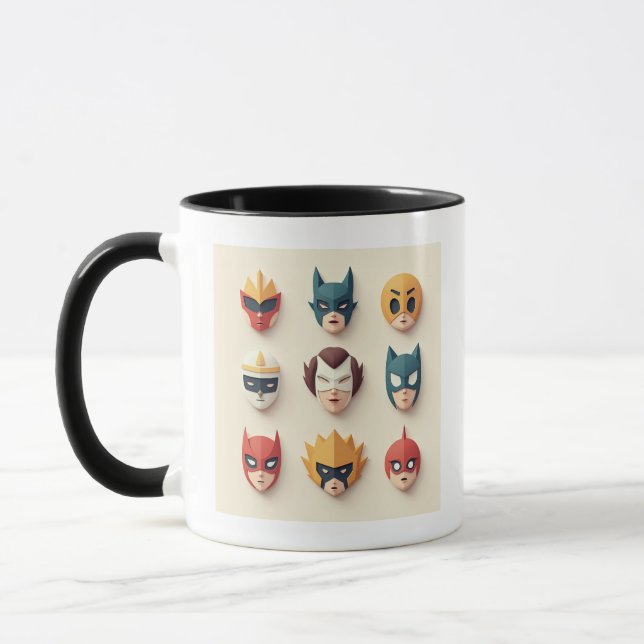 Cosplay-Maskendesign Tasse (Links)
