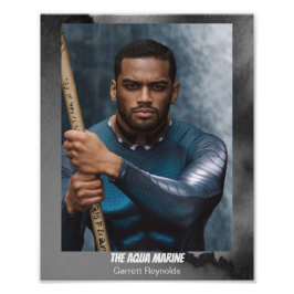 Cosplay-Schauspieler-Headshots | Name des Zeichens Fotodruck