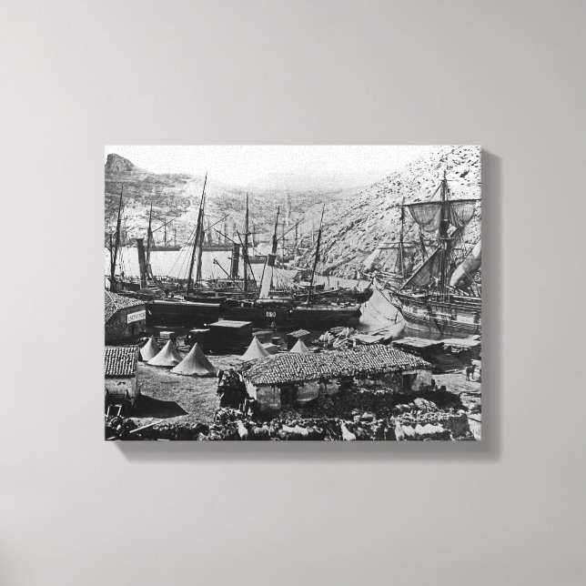 Cossack Bay, Krim, c.1855 Leinwanddruck (Vorderseite)