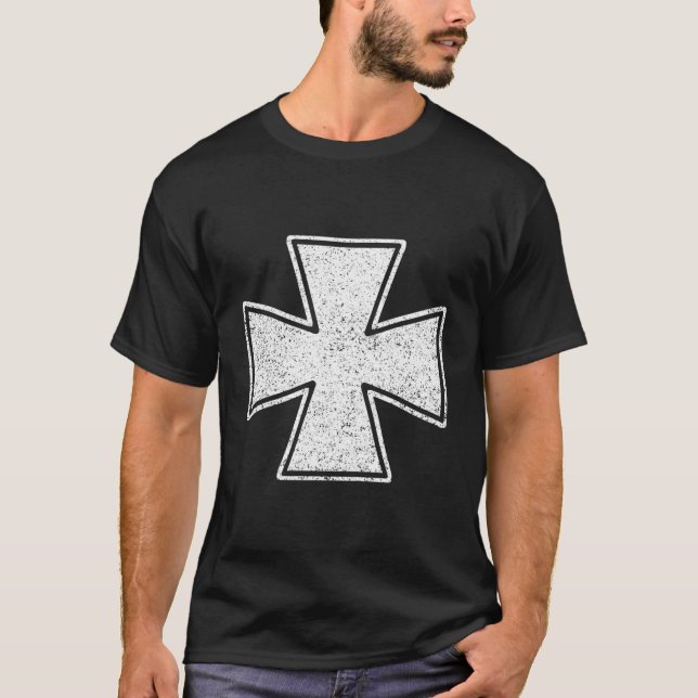 Cossack Cross Ukrainisches Kreuz Ukraine T-Shirt (Vorderseite)