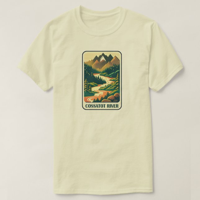 Cossatot River Arkansas Colors T-Shirt (Design vorne)