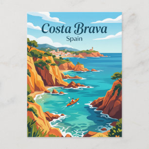 Costa Brava Spanien Postkarte