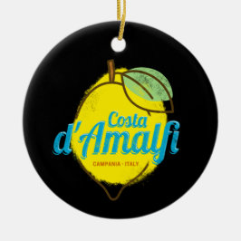 Costa d'Amalfi Lemon Italien Vintag Amalfi Küste Keramik Ornament