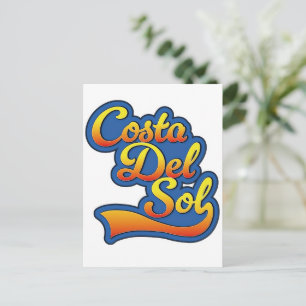 Costa Del Sol Logo Feiertagspostkarte