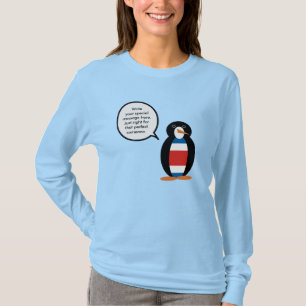 Costa Flag Wildlife Pinguin Personalisiertes Gesch T-Shirt