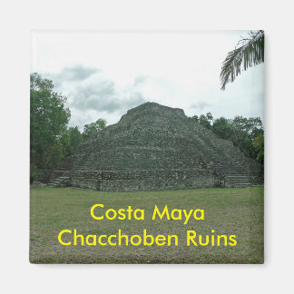 Costa Maya Chacchoben Ruins, Mexiko Magnet