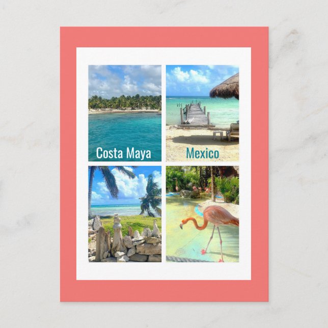 Costa Maya, Mexiko Postkarte (Vorderseite)