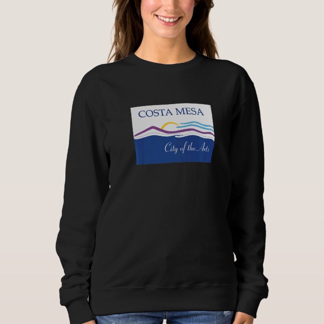 Costa Mesa California-Flagge   Sweatshirt (Vorderseite)
