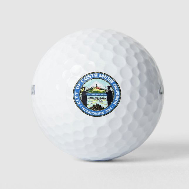 Costa Mesa California Golfball (Vorderseite)