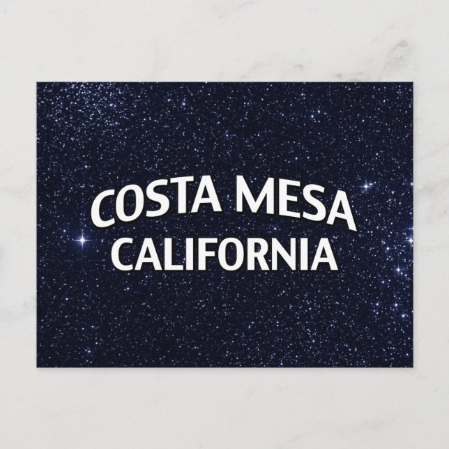 Costa Mesa California Postkarte (Vorderseite)