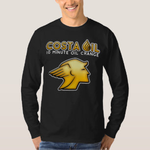 Costa Oil Mitarbeiter Long Sleeve Black Shirt