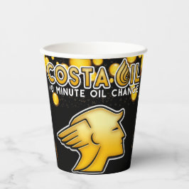 Costa Oil Paper Cups Pappbecher