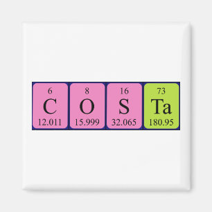 Costa Peripherischer Name-Magnet Magnet