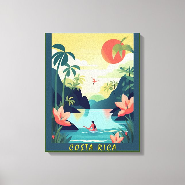 COSTA RICA #1 LEINWANDDRUCK (Vorderseite)