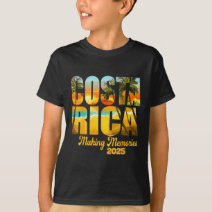 Costa Rica 2025 Erinnerungen für Familie Va T-Shirt