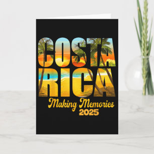 Costa Rica 2025 Erinnerungen Schaffen Passende Fam Karte