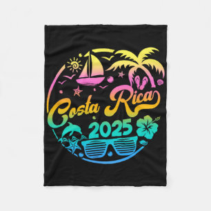 Costa Rica 2025 Familien Urlaub Strand Matching Gr Fleecedecke