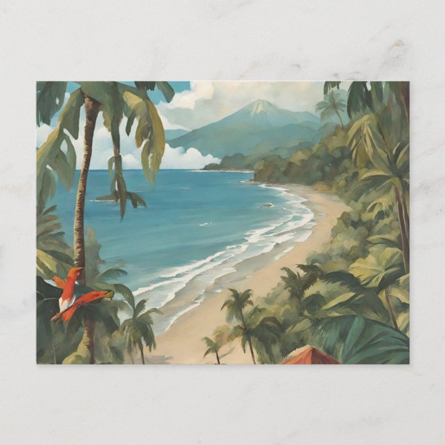 Costa Rica 5 Postkarte (Vorderseite)