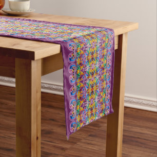 Costa Rica Art Table Runner Kurzer Tischläufer