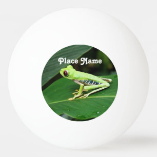 Costa Rica-Baum-Frosch Tischtennisball
