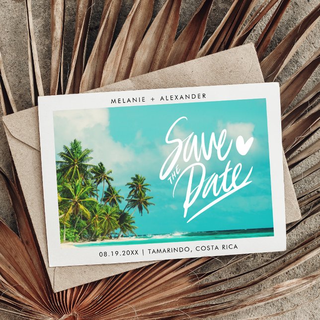 Costa Rica Beach Hochzeit in Urlaubsort Save the D Date (Von Creator hochgeladen)
