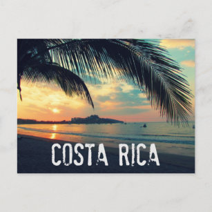 Costa Rica Beach Postcard Postkarte