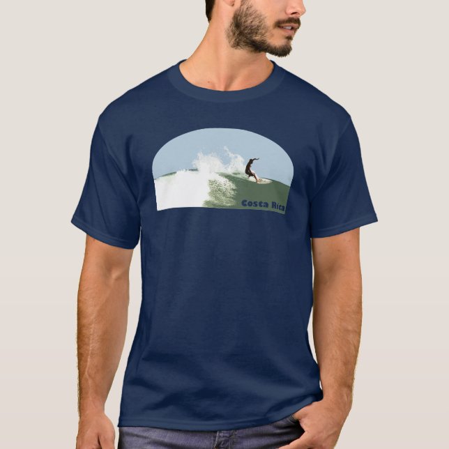 Costa Rica-Brandung 2 T-Shirt (Vorderseite)