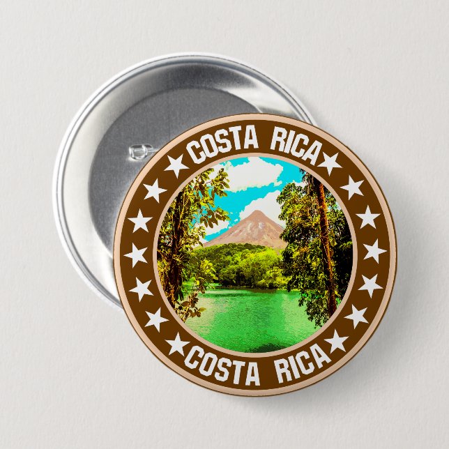 Costa Rica Button (Vorne & Hinten)