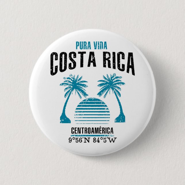 Costa Rica Button (Vorderseite)