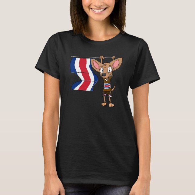 Costa Rica Chihuahua T-Shirt (Vorderseite)