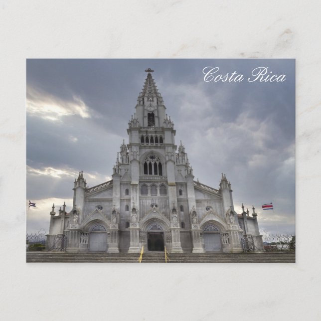 Costa Rica Coronado Church Travel Postkarte (Vorderseite)