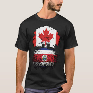 Costa Rica Costa Rica Kanada Tree Roots T-Shirt