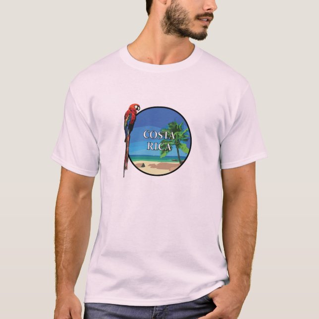 Costa Rica - Der T - Shirt der Männer (Vorderseite)
