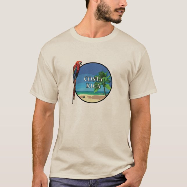 Costa Rica - Der T - Shirt der Männer (Vorderseite)