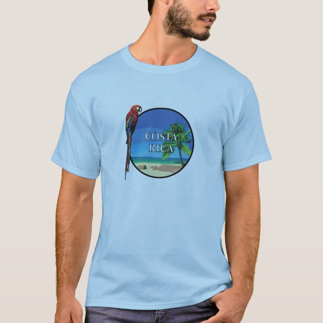 Costa Rica - Der T - Shirt der Männer (Vorderseite)