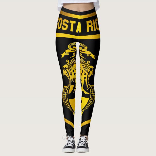 Costa Rica Emblem Leggings (Vorderseite)