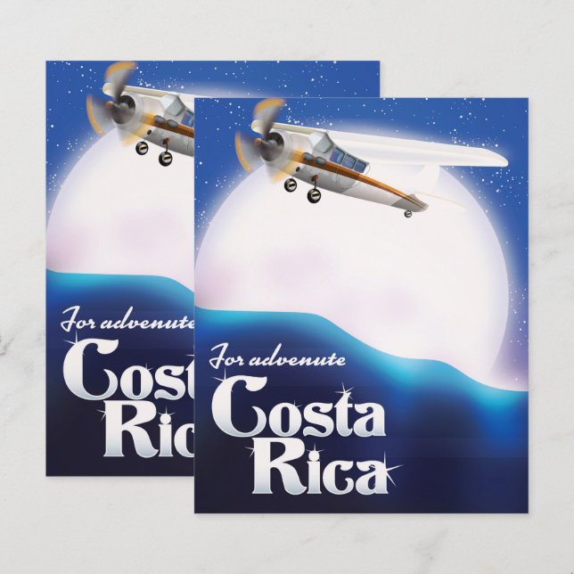 Costa rica Erlebnismond Reiseplakat Baby Blank (Vorne/Hinten)