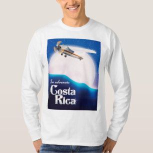 Costa rica Erlebnismond Reiseplakat T-Shirt