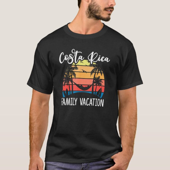 Costa Rica Familienurlaub Urlaub Matching Group T-Shirt (Vorderseite)