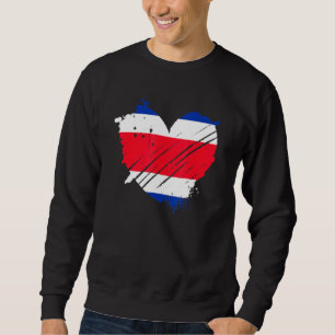 Costa Rica Flag I Liebe Es befindet sich in meinem Sweatshirt