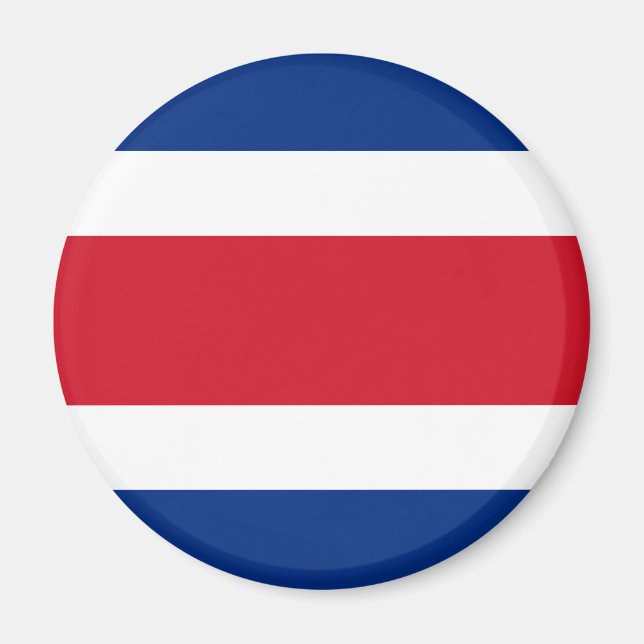 Costa Rica Flag Magnet (Vorne)