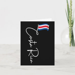 Costa Rica Flag Urlaub tropische Pura Vida Costa Karte