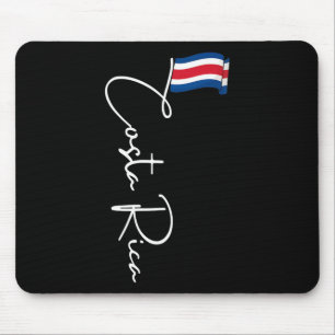 Costa Rica Flag Urlaub tropische Pura Vida Costa Mousepad