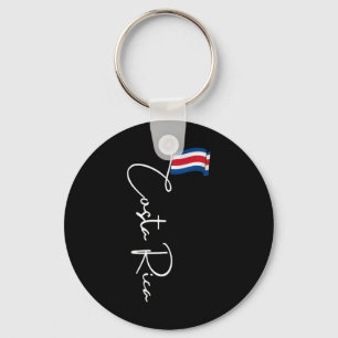 Costa Rica Flag Urlaub tropische Pura Vida Costa Schlüsselanhänger