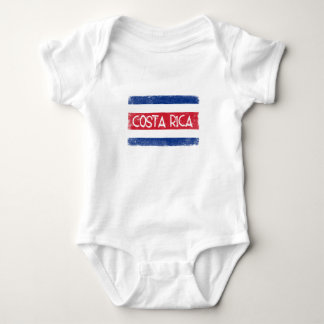 Costa Rica-Flagge Baby Strampler