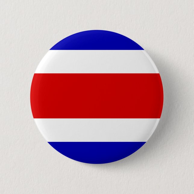Costa Rica-Flagge Button (Vorderseite)