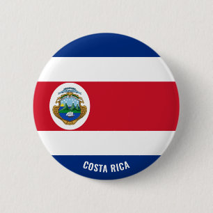 Costa Rica Flagge Charming Patriotic Button